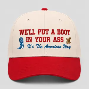 T0by Kelth Inspired Patriotic OTTO Trucker Hat, American Way Country Music Embroidered Cap, Boot Eagle USA Pride Baseball Hat, Gift For Country Fans Veterans Men