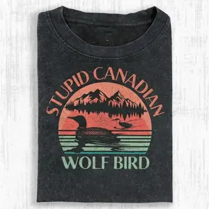 Hockey Romance Hockey TShirt-Sweatshirt , Stupid Canadian Wolf Bird Shirt, Heated But Devote Movie Shirt, Hollanov Fan Gift.Full size full color,Unisex for men and women.