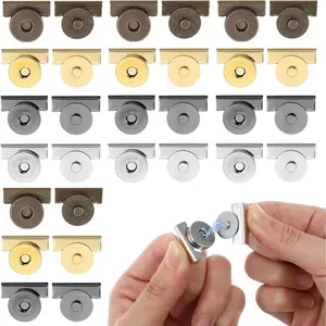 28 Pairs Seamless  Snaps,  Closures for Purses & , Metal Buckle Clasps for Bags, Clothing, DIY Crafts(4 Color)