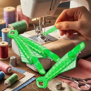 Quick Threader for Sewing Machine - Elderly Hand Sewing Aid, Easy Diy embroidery Needle Threading Tool with Anti-Slip Design, Anti-Detachment Eyelet, Home Sewing Essentials Kit