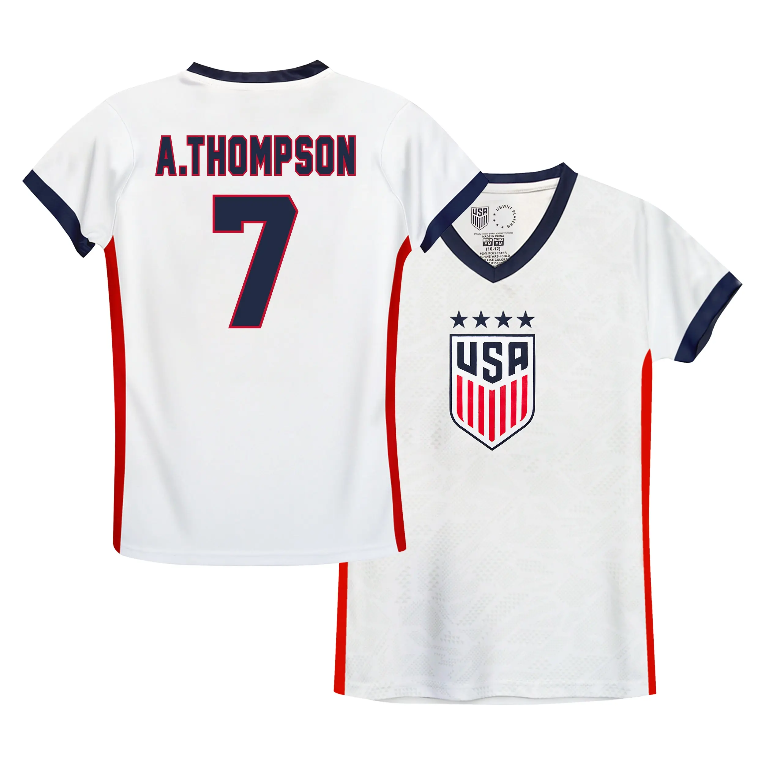 US Women's National Team Alyssa Thompson Game Day Shirt-  WNT81GD-WR2-THO-2