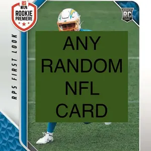 Single Raw Football Card