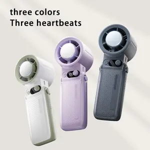 Ice pack cooling fan, outdoor portable climbing buckle, semiconductor small fan, powerful turbine, strong wind power, powerful cooling