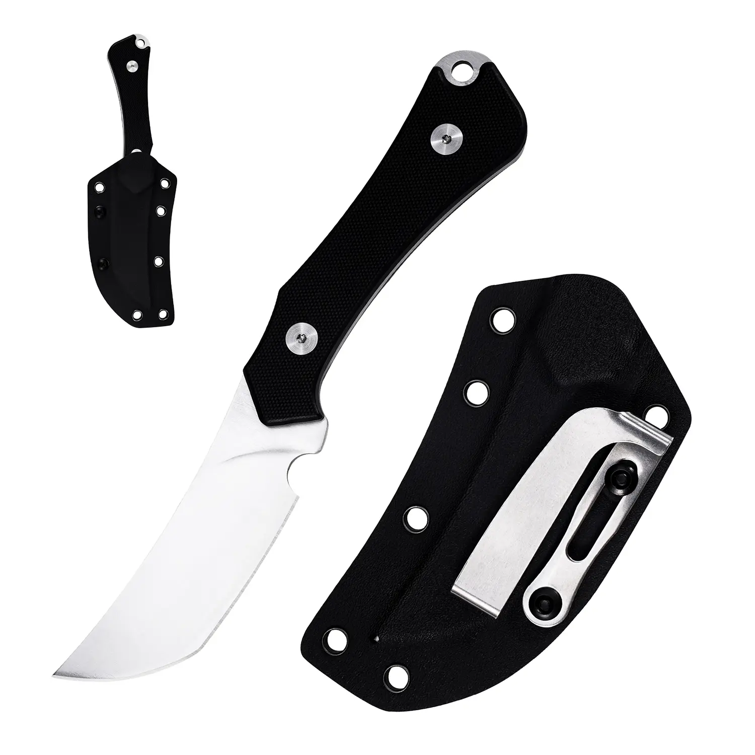 8 Inch Tactical Fixed Blade Knife, 5CR Steel Blade, G10 Handle with Sheath – Outdoor Gear for Camping & Survival, Daily EDC Item, Gift for Men, Tactical & Outdoor Utility Tool pocket tool
