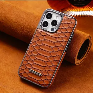 Snakeskin Pattern Phone Case, 1 Count Anti-drop Cellphone Protective Case, Shockproof Mobile Phone Cover Casing for iPhone 17 16Pro Max 15 14Plus 13 12 Pro Max Plus Air