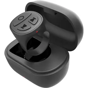 Wireless Remote Scrolling Ring for iPhone, Bluetooth Camera Remote Control, Phone Scroll Ring Page Turner, TIK Tok Scrolling Ring for iPhone iPad Android(D02, Black)