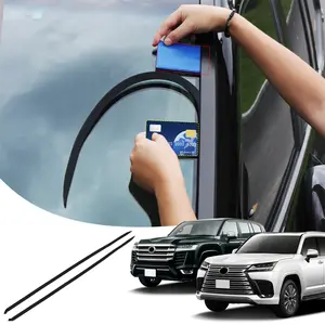 For Toyota Land Cruiser 300 / Lexus LX600 LX500D 2022-2026 Upgraded Front Windshield Seal Strip, Accessories, Soundproofing & Weatherproof Modification