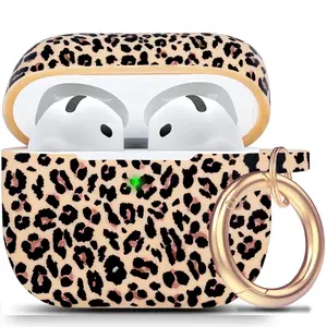 Leopard Cow Print Silicone Case for AirPods 4th 2024 Protection