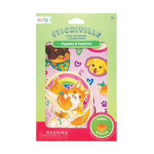 Stickiville Puppies and Peaches Scented Stickers