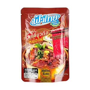 FaThai Authentic Thai Boat Noodles Soup Base Concentrate 120ml - Rich & Savory Flavor for Quick Noodle Dishes