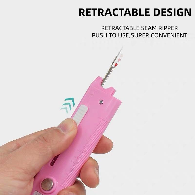 5-in-1 Sewing Needle Threader with Seam Ripper, Magnifying Glass, Ruler & Magnetic Storage - Industrial & Domestic Sewing Machine Accessory