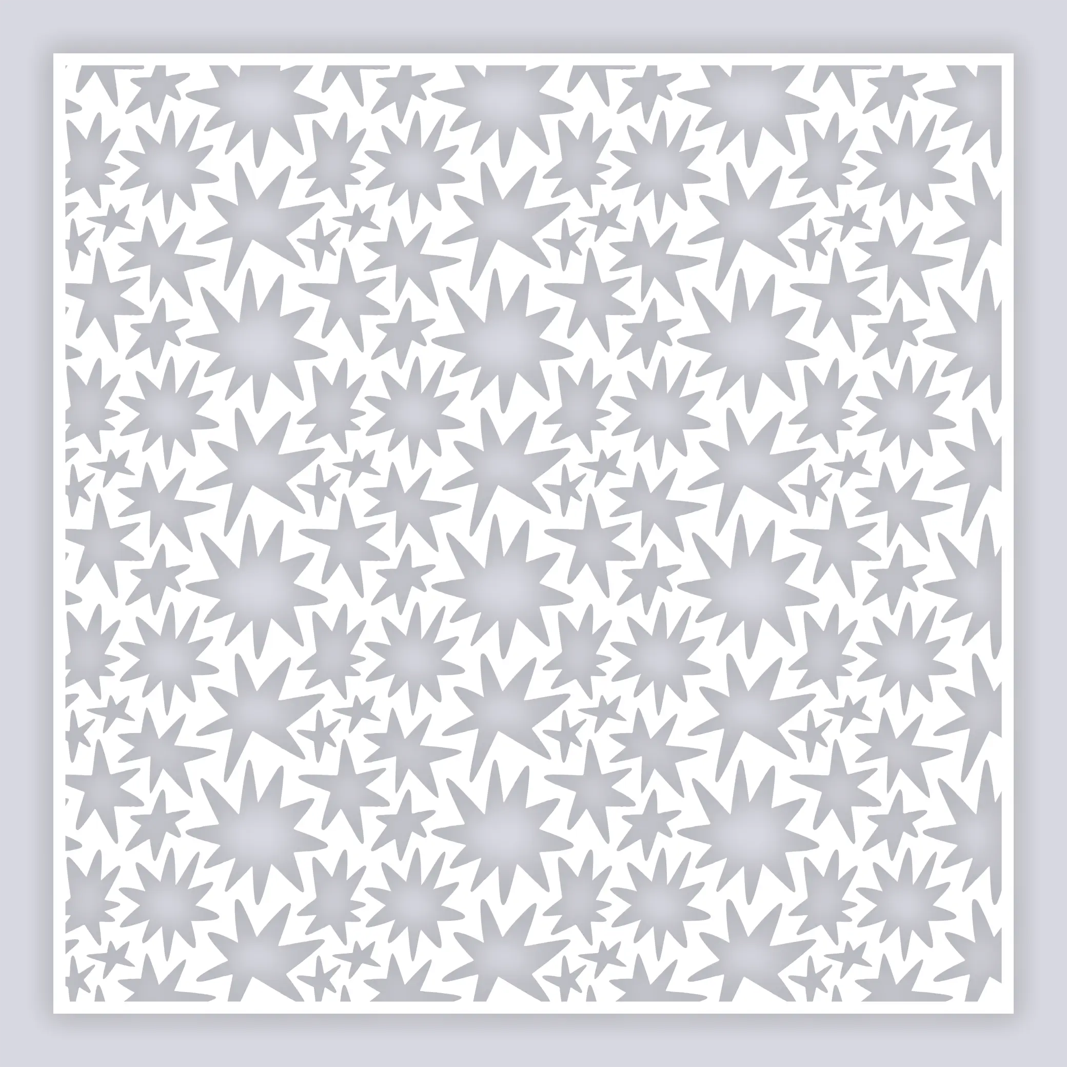 Starburst Full Clay Stencil