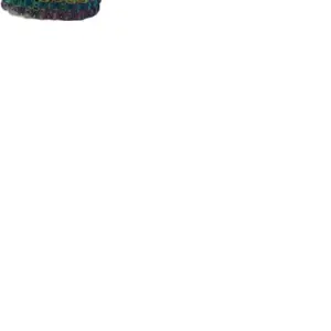 Kandi Rainbow Cuff Clear - Vibrant Multicolor Beaded Bracelet for Stylish Accessory