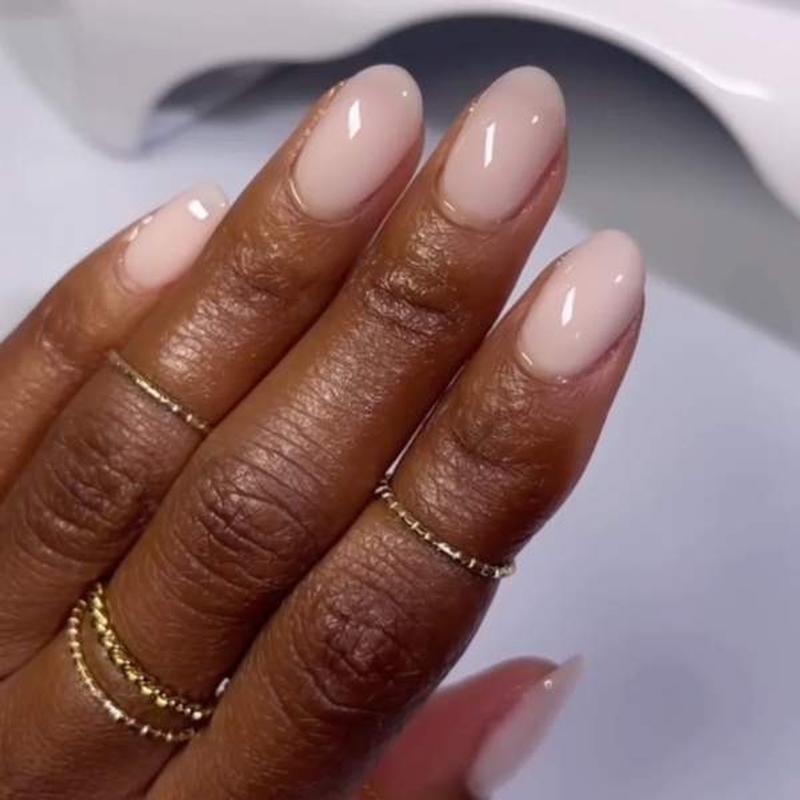 DND Gel Polish Set Sheer Collection UV LED GelPolish & Air Dry Nail Lacquer Matching Chip Free Polish Duo 0.5 Fl Oz Each She's White She's Pink #860