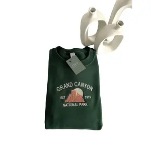 Grand Canyon Embroidered Sweatshirt | Unisex | Sweatshirts | Nature-Inspired | National Park | Embroidery