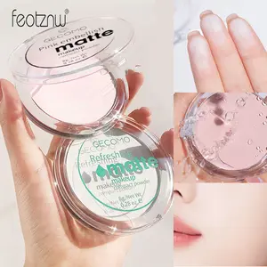 FEOTZNW 2-pcs Oil control concealer setting powder makeup(contains vegetable corn starch, more beneficial to the skin.) touch-up light translucent loose powder Cosmetic Pale White And Pink. Beauty Products setting powder