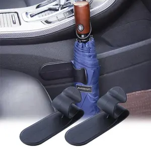 Portable paste-type car umbrella holder, car supplies, multi-functional car small hook hanger, auto parts, multi-functional car umbrella storage rack, Car Storage Organizers