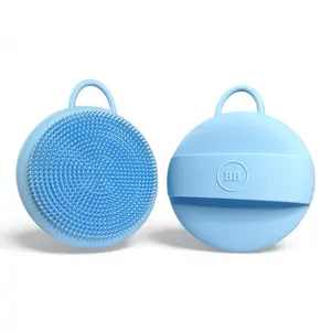The Blessence Body Silicone Body Scrubber - Blue Exfoliating Body Scrubber, Loofah with Handle, Body Scrub, Bath Sponges for Shower, Body Sponge & Shower Brush for Personal Care, Body Care & More! Accessories Accessory
