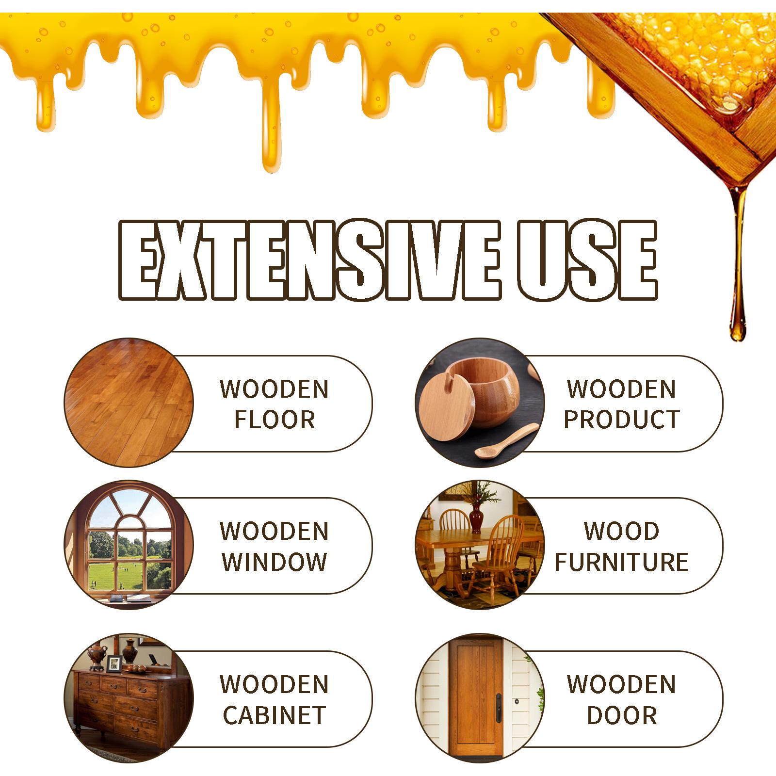 Natural Beeswax Wood Care Polishing Spray 120ml - Furniture repair and polishing agent,suitable for the maintenance of wood such as floors,cabinets,and tables – multi-purpose.