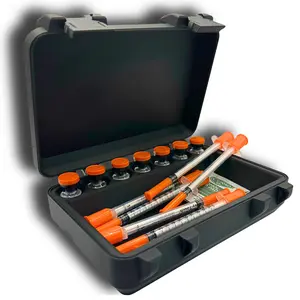 7-Slot 3ml Vial Storage Case | Injection Supply Organizer for Home & Travel