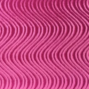 Swirl Velvet Flocking Fabric
