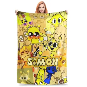 Sprunki simon Throw Blanket for Couch  Fuzzy Soft Blanket Bedspreads for All Seasons Soft Comfort Design, Perfect for Home Office Travel Camping,---Warm Haven Textiles