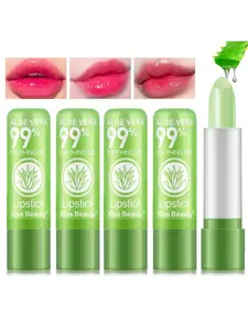 Aloe Vera 99% Color Changing Lip Balm, Long Lasting Moisturizing  Lip Balm