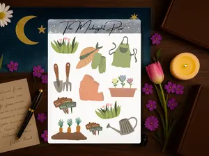 Gardening Sticker Sheet
