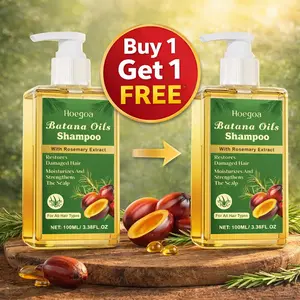 【Buy 1 Get 1 Free】Batana Oil Shampoo Promoate Hair Growth Strengthening & Cleansing 3.38 0z(100ml) withNatural Extract for Healthy Hair Haircare Daily Repair Gentle Cleanser