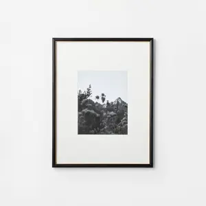 20" x 26" Matted to 11" x 14" Gallery Wall Frame Black/Brass - Threshold