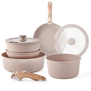 11 - Piece Non-Stick Aluminum Cookware Set