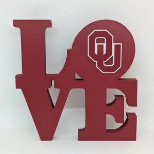 University Of Oklahoma Sooners Love Park Sign For Mancave
