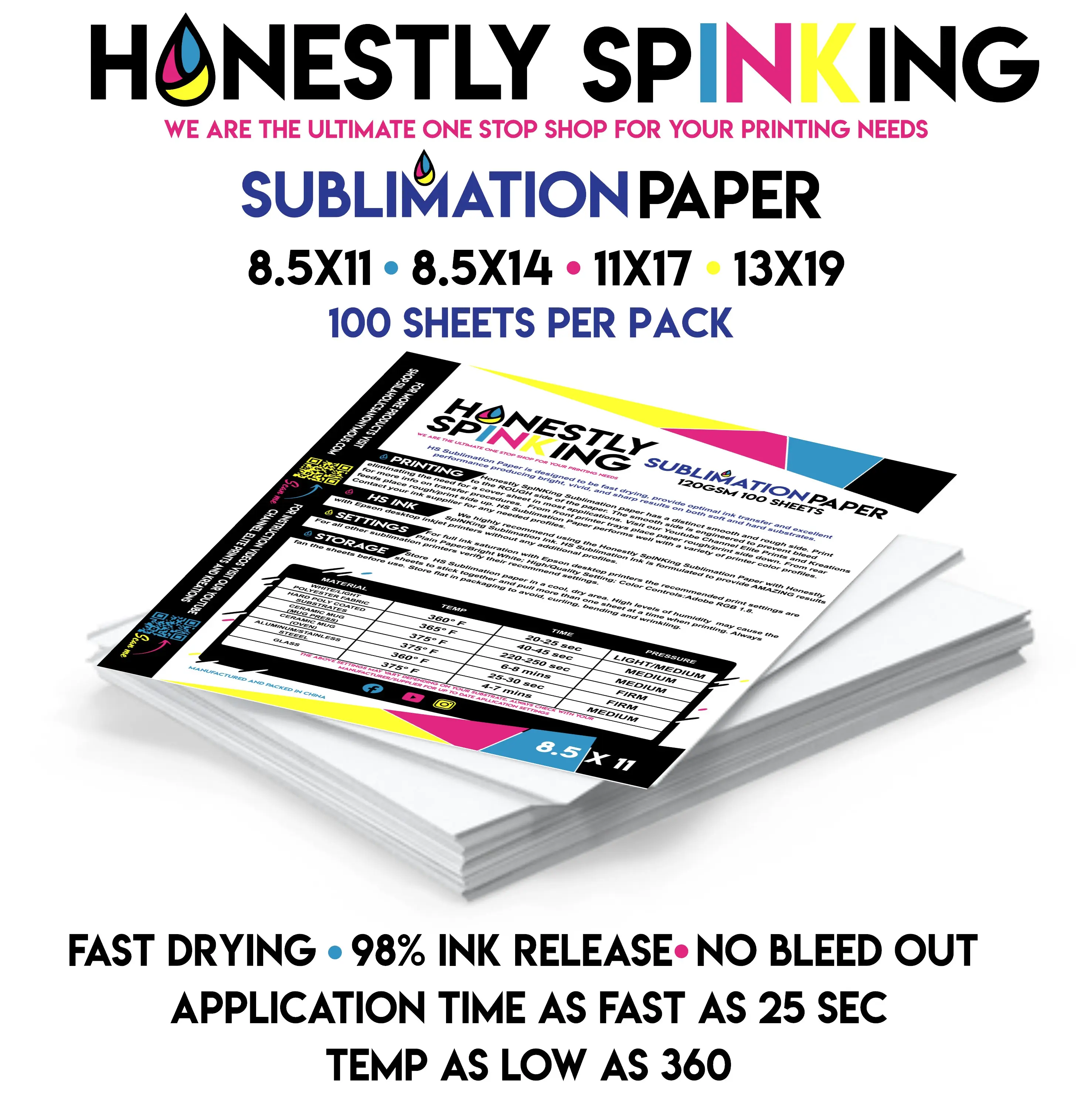 Honestly SpINKing INKcredible Sublimation Paper