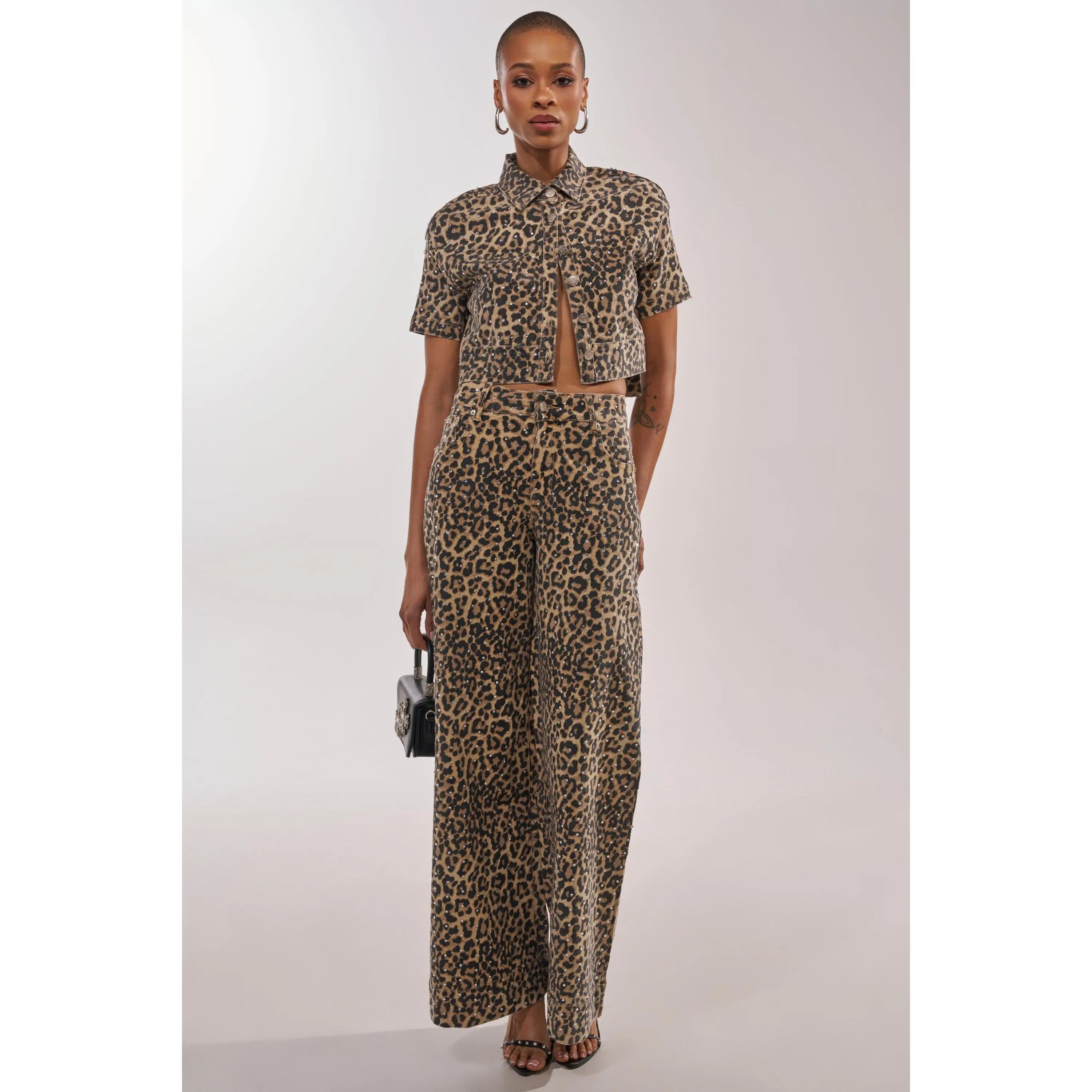 LEOPARD SISTA RELAXED DENIM