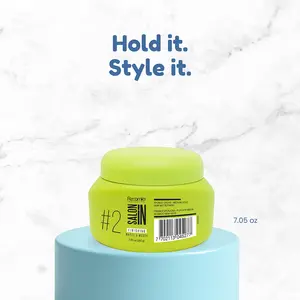 Salon In Matte & Messy Hair Cream 7.05 oz – Roughed up Styles with Semi Mate Finish – Professional Styling Sponge Cream for all Hair Types by Recamier Professional