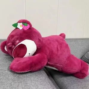 Pink/red plush toys, cute pillows/cushions, a birthday gift for your girlfriend, lucky bear sleeping doll. Glue Face mushroom lemon crochet weighted festival memorable Funny Stuffed Plush Christmas Toys heart hamster pomni animal baby