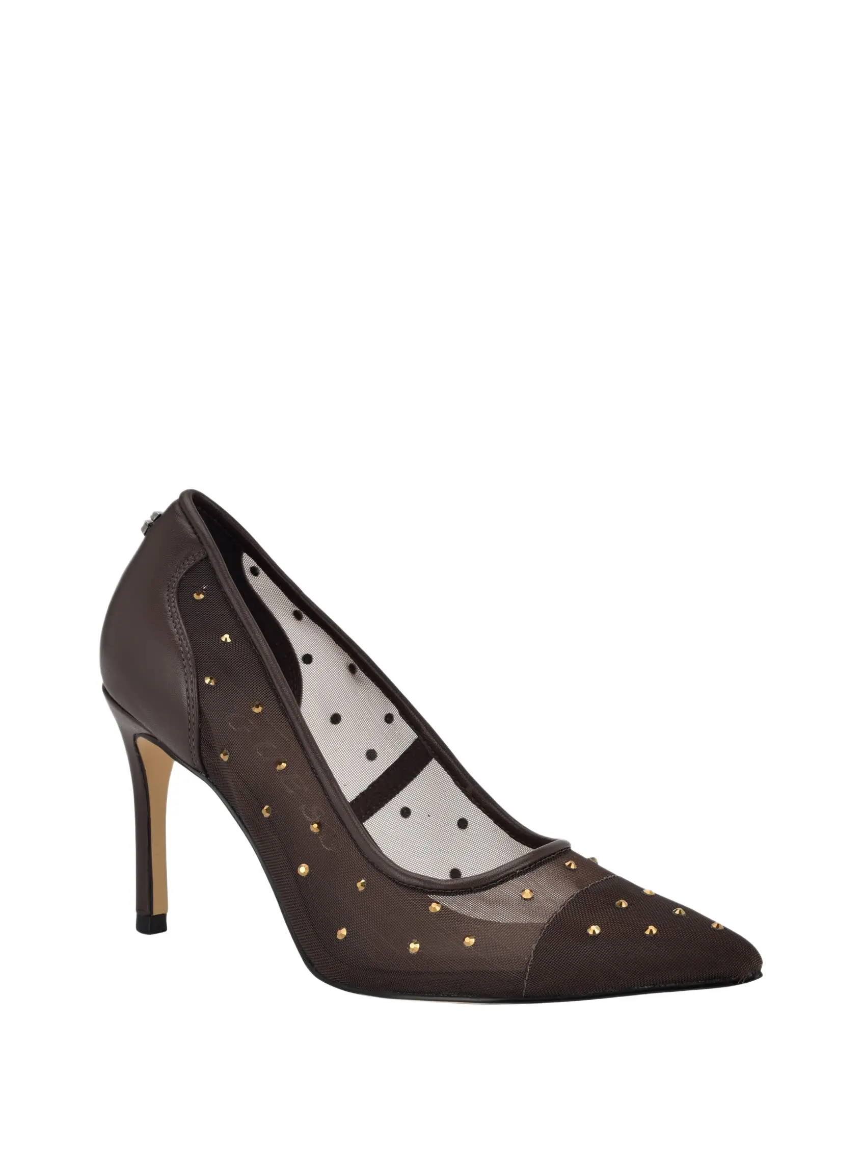 GUESS Female Rhinestone Mesh Pumps