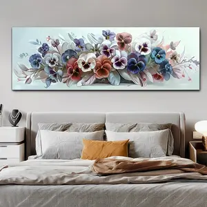 Flower Pattern DIY Diamond Arts Colorful Painting Kit without Frame, DIY 5D Diamond Arts Colorful Painting Kit, Wall Art Decor for Home Bedroom, Crafts