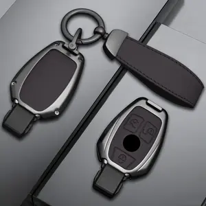 Alloy Car Key Case Cover for Mercedes Benz Glc260l Glc300l Glc200, Remote Control Protector for 2-3 Button Glc Car Keys