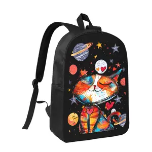 Cute Cat Kawaii School Backpack for Travel Accessories Cartoon Students Aesthetic Bookbag Backpack for School