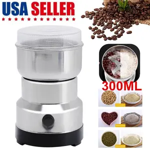 Electric Coffee Bean Grinder Nut Seed Herb Grind Spice Crusher Mill Blender