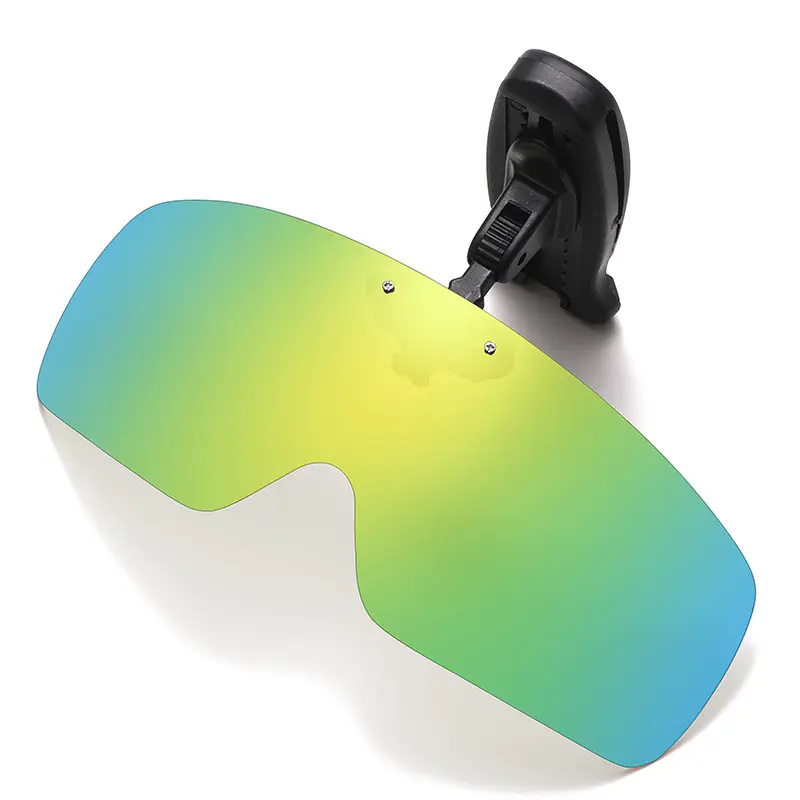 Black cap clamp, colored film, yellow le