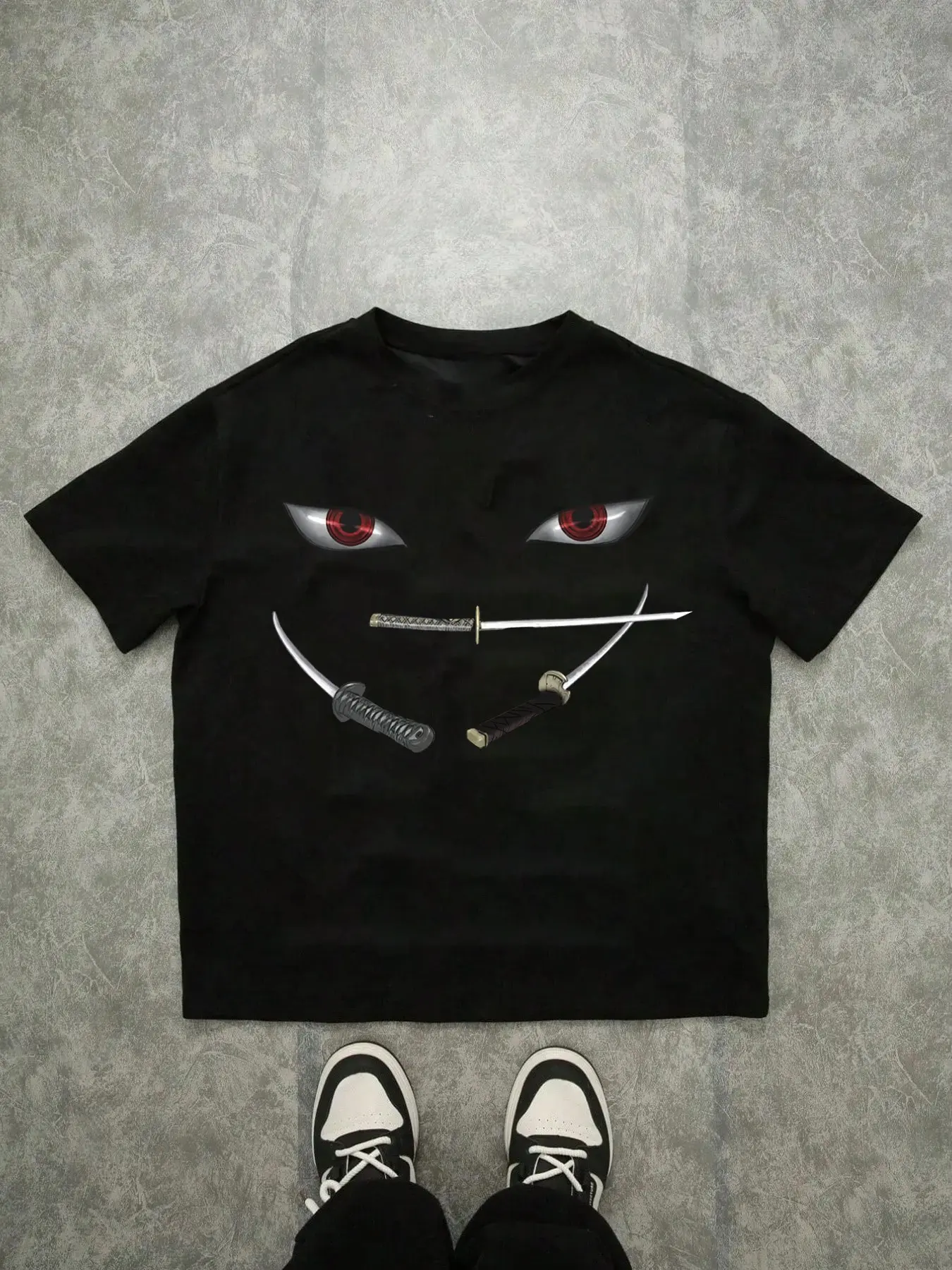 Naruto Shikamaru Three Sword Style Cotton T-Shirt, Loose Fit, Man, Unisex, Menswear, Anime Streetwear, Breathable, Durable, Unique Design