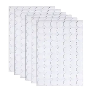 350pcs Transparent Double-Sided Sticky Adhesive Dots Stickers 10mm/0.4" Small Round Clear Acrylic Putty Glue Heavy Duty Removable Waterproof Strong No Trace for Handmade Crafts Card Making