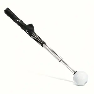 Golf Extendable Swing Practice Device, Sound Swing Practice Rod, Indoor Golf Auxiliary Swing Practice Rod, Golf Training Aid, Golf Accessory