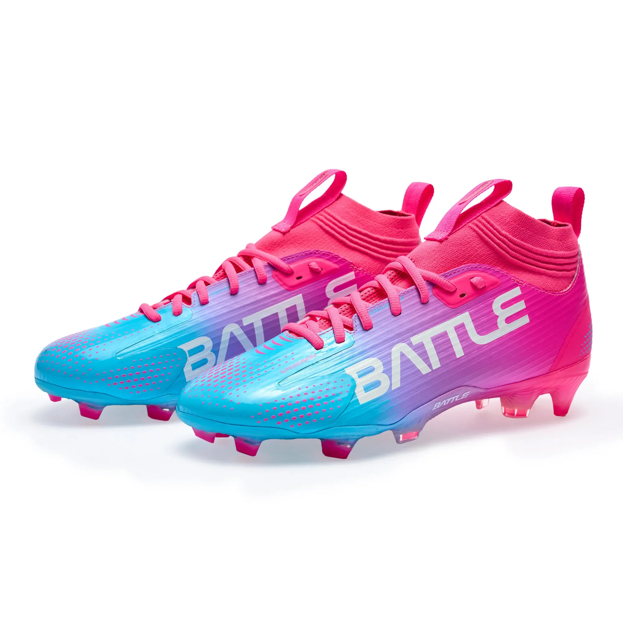 Kids' AstroFly Fade Sports Cleats, Outdoor Football Footwear