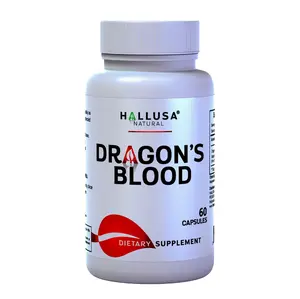 HALLUSA NATURAL Dragon's Blood Croton Lechleri 1000MG 60 Capsules - Antioxidant Supplement for Skin & Digestive Health - Edible Herbal Formula