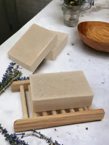 Oatmeal & Lavender Exfoliating Bar Gentle Jojoba Oil