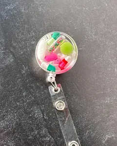 Watermelon Sugar Chill Pill Badge Reel - Single
