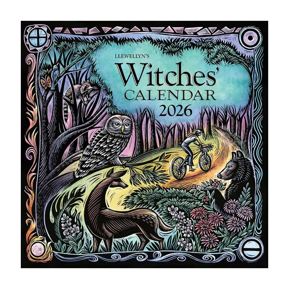 Llewellyn's 2026 Witches' Calendar, Tear Off Calendar, Doodle Typography Calendar, Calendar Design, Essential Guide for Practitioners, Perfect Gift for Halloween and Beyond, Must-Have for Witchcraft Enthusiasts